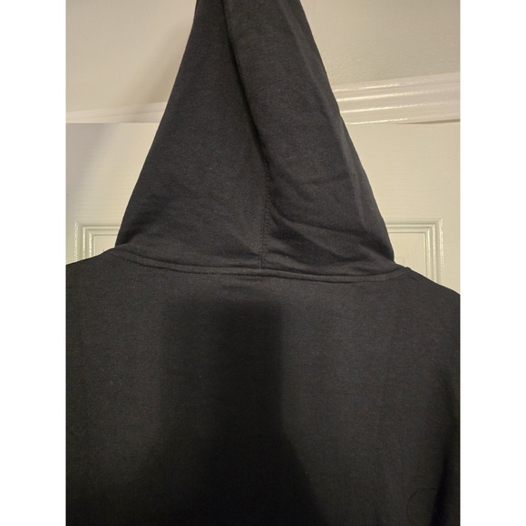 Las Vegas Raiders Hoodie Womens Large Black Spellout NFL Football Ultra Game - Picture 8 of 11